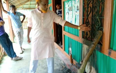 নবীনগরের উরখুলিয়ায় গভীর রাতে বসতঘরে অগ্নিসংযোগের অভিযোগ