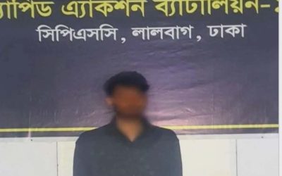 ফরিদপুরের কোতয়ালী থানায় দায়ের চাঞ্চল্যকর ধর্ষণ ও পর্নোগ্রাফি নিয়ন্ত্রণ আইনের মামলায় ঢাকায় অভিযানে গ্রেফতার