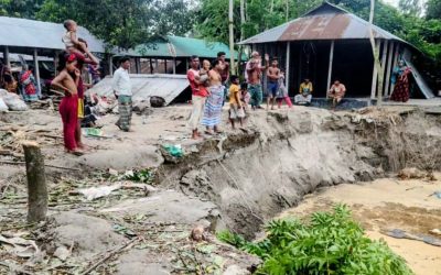 পানি বৃদ্ধি : গাইবান্ধায় তীব্র নদীভাঙন, দিশেহারা নদীপাড়ের মানুষ
