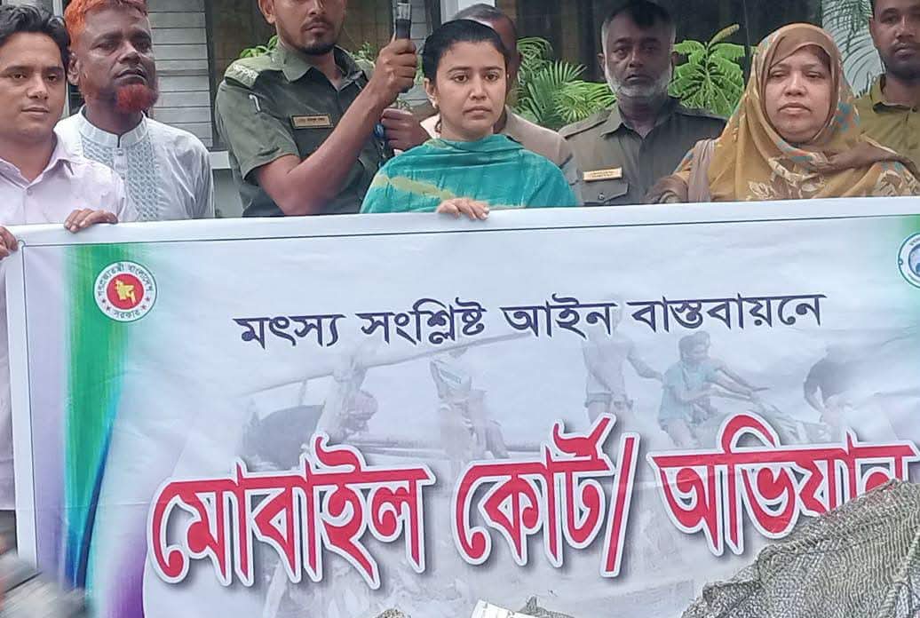 সংবাদ প্রকাশের পর নড়েচড়ে বসল প্রশাসন, হোসেনপুরে ৮টি নিষিদ্ধ চায়না দুয়ারি জাল জব্দ