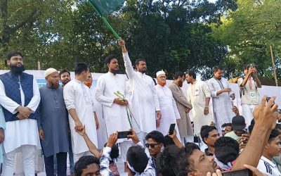 জলঢাকায় এনসিপির পথসভায় কেন্দ্রীয় নেতৃবৃন্দ