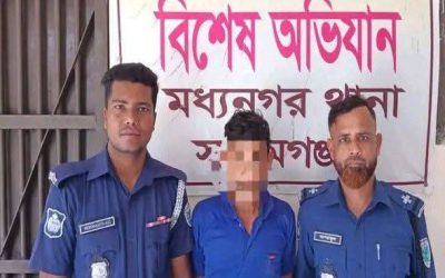 মধ্যনগরে পাঁচ বছরের শিশুকে ধর্ষণের অভিযোগে এক উপজাতী গ্রেপ্তার