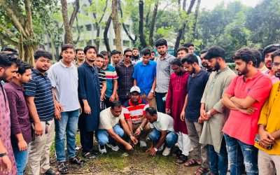 ৩৬ জুলাই গণঅভ্যুত্থান দিবস উপলক্ষে ইবি ছাত্রদলের বৃক্ষরোপণ কর্মসূচি