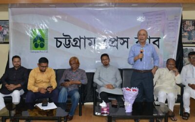 আন্দালিব রহমান পার্থকে তথ্যমন্ত্রী করায়  চট্টগ্রাম প্রেসক্লাবে বিজেপির মিষ্টিমুখ