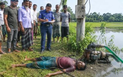 সেচ পাম্পে সংযোগ দিতে গিয়ে বিদ্যুৎস্পৃষ্ট, প্রাণ গেল কৃষকের