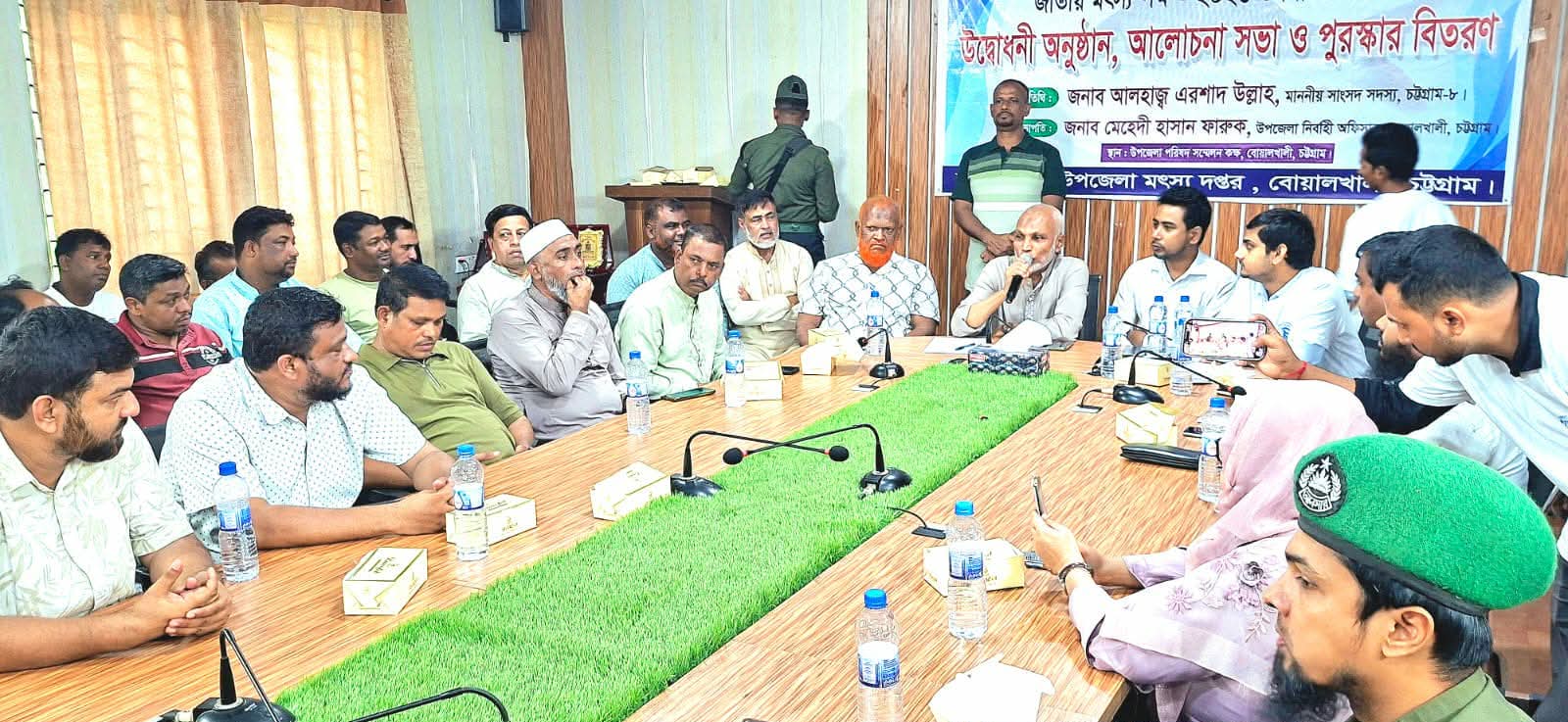 সরকার গণসচেতনতার মাধ্যমে মৎস্য উৎপাদন বাড়ানোর পদক্ষেপ নিয়েছে:- এরশাদ উল্লাহ এমপি