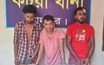 কচুয়ায় ২৫ পিস ইয়াবা ট্যাবলেট সহ ০৩ মাদক ব্যবসায়ী গ্রেফতার