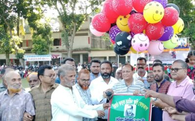 রাণীশংকৈলে মির্জা রুহুল আমিন স্মৃতি গোল্ডকাপ ফুটবল টুর্নামেন্টের উদ্বোধন