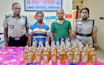 মুরগির খামারে মাদকের আস্তানা : গাইবান্ধায় মাদকসহ দুই কারবারি আটক
