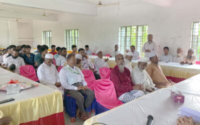 কুড়াখাল উচ্চ বিদ্যালয়ের এডহক কমিটির সভাপতি ও আজীবন দাতা সদস্যকে সংবর্ধনা