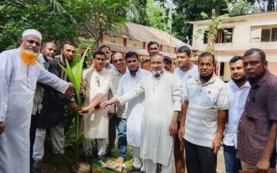 মধ্য জাফলংয়ে প্রবাসী সমাজকল্যাণ পরিষদের বৃক্ষরোপণ কর্মসূচি!পরিবেশের ভারসাম্য রক্ষায় বেশি বেশি গাছ লাগানোর আহ্বান