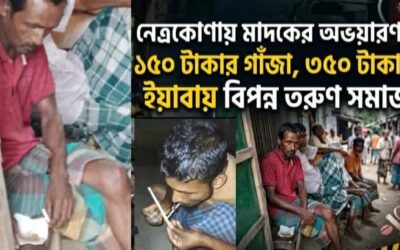 নেত্রকোণায় মাদকের অভয়ারণ্য: ১৫০ টাকার গাঁজা, ৩৫০ টাকার ইয়াবায় বিপন্ন তরুণ সমাজ
