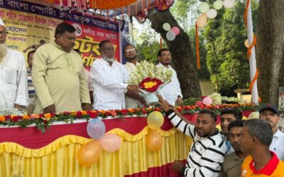 ​মণিরামপুরে দেলুয়াবাড়ী সোনার বাংলা স্পোর্টিং ক্লাবের ১৬ দলীয় ফুটবল টুর্নামেন্টের মেগা ফাইনাল অনুষ্ঠিত